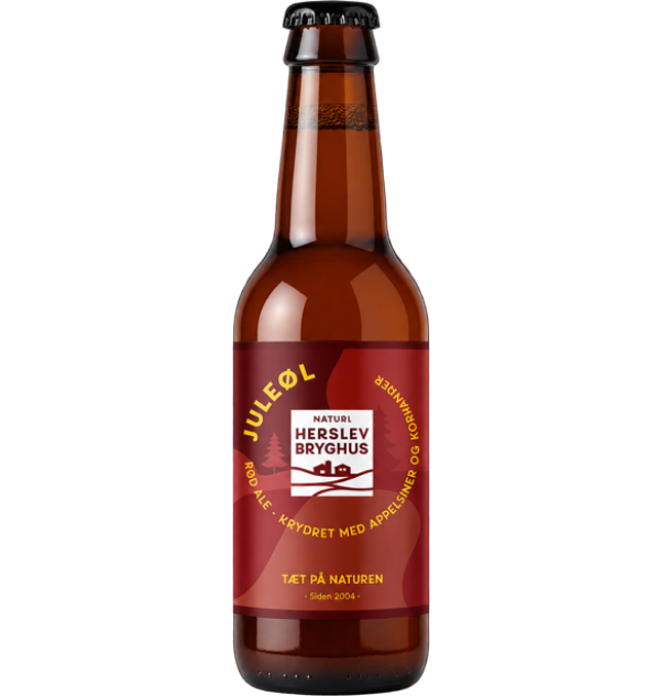 Herslev Juleol Bottle Mockup Medium