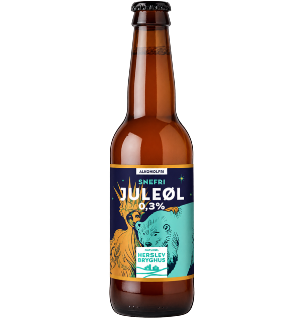 Isolated SNEFRI JULEOL Beer Bottle Medium